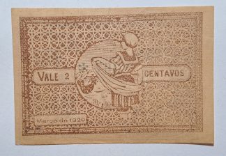 A.C.I. Espinho 2 Centavos ND Série B MA#827 (Comum) Quase Nova
