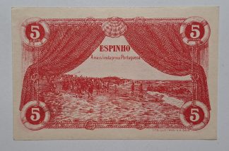 A.C.I. Espinho 5 Centavos ND Série A MA#828 (Comum) Nova