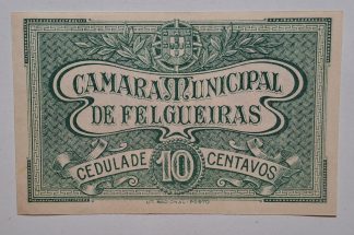 C.M. Felgueiras 10 Centavos ND MA#909 (Comum) Quase Nova