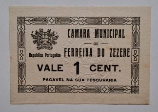 C.M. Ferreira do Zêzere 1 Centavo ND MA#912 (Escassa) Nova