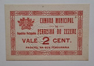 C.M. Ferreira do Zêzere 2 Centavos ND MA#913 (Escassa) Nova