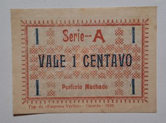 C.M. Figueira de Castelo Rodrigo 1 Centavo 1920 MA#916 (Escassa) Nova