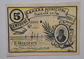 C.M. Figueira da Foz 5 Centavos 1921 MA#920 (Comum) Nova