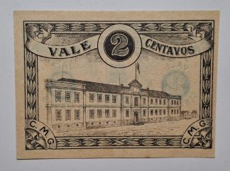 C.M. Guarda 2 Centavos 1922 MA#1076 Chancela António Proença (Comum) Nova