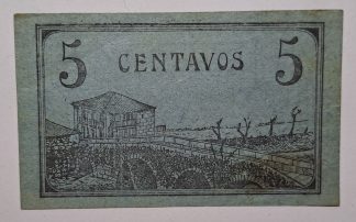 Companhia de Banhos de Vizela 5 Centavos ND MA#1106 (Escassa) Quase Nova