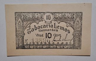 Guimarães (Tabacaria Lemos) 10 Centavos ND MA#1136 (Comum) Nova