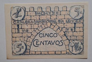 C.M. Louzã 5 Centavos 1922 MA#1283 (Comum) Nova