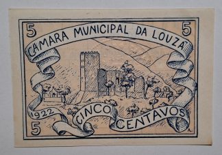 C.M. Louzã 5 Centavos 1922 MA#1283 (Comum) Nova