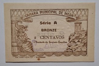 C.M. Meda 2 Centavos ND MA#1350 (Comum) Nova