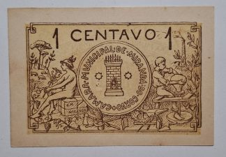 C.M. Miranda do Corvo 1 Centavo ND MA#1381 (Comum) Nova