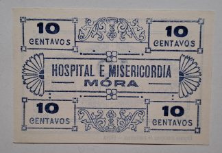 Hospital e  Misericórdia de Móra 10 Centavos ND MA#1488a (Rara) Nova