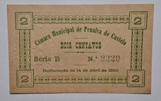 C.M. Penalva do Castelo 2 Centavos 1920 MA#1678 (Comum) Nova