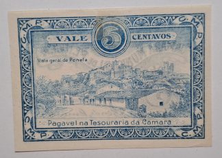 C.M. Penela 5 Centavos 1921 MA#1684 (Comum) Nova