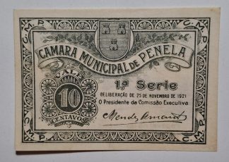 C.M. Penela 10 Centavos 1921 MA#1685 (Comum) Nova