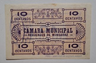 C.M. Reguengos Monsaraz 10 Centavos ND MA#1930a (Comum) Quase Nova