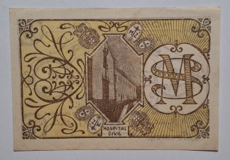 Hospital Civil de Serpa 10 Centavos ND MA#2080 (Escassa) Quase Nova