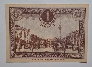 C.M. Setúbal 1 Centavo 1922 MA#2087 (Escassa) Nova