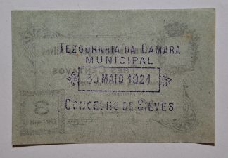 C.M. Silves 3 Centavos 1921 MA#2134 (Escassa) Nova