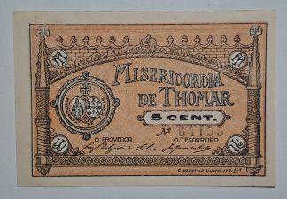C.M. Tomar 5 Centavos ND MA#2198 (Comum) Nova