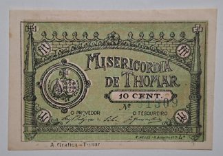 C.M. Tomar 10 Centavos ND MA#2201 (Comum) Quase Nova