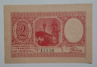 C.M. Trancoso 2 Centavos 1920 MA#2232a (Comum) Nova