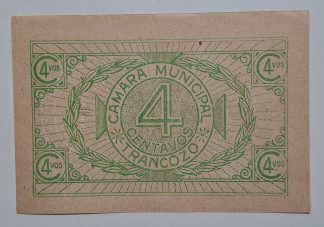 C.M. Trancoso 4 Centavos 1920 MA#2233 (Comum) Nova