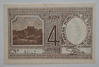 C.M. Trancoso 4 Centavos 1920 MA#2235 (Comum) Nova