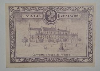 C.M. Arouca 2 Centavos 1921 MA#268 (Comum) Quase Nova