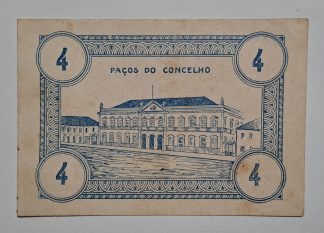 Cooperativa de Estarreja 4 Centavos 1921 MA#843 (Escassa) Bela