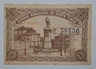 C.M. Santo Tirso 1 Centavo ND MA#2007 (Comum) Bela