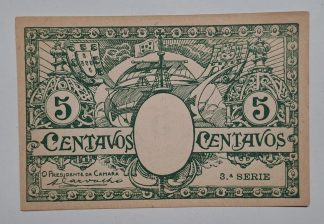 C.M. Chaves 5 Centavos ND MA#716 (Comum) Nova