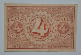 Monção (J.J. Barbeitos) 4 Centavos ND MA#1410 (Escassa) Nova