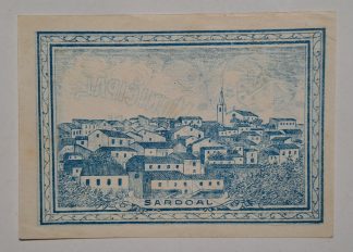 C.M. Sardoal 3 Centavos 1922 MA#2052 (Escassa) Nova
