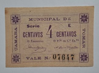 C.M. Tomar 4 Centavos ND MA#2197 (Comum) Nova