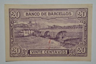 Banco de Barcelos 20 Centavos ND MA#353a (Comum) Nova