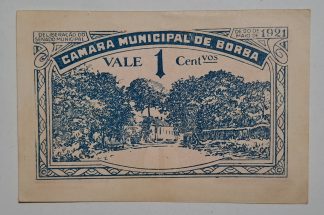 C.M. Borba 1 Centavo 1921 MA#414 (Comum) Nova