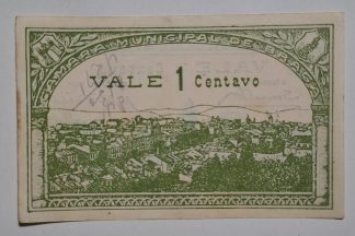 C.M. Braga 1 Centavo ND Série 1I MA#418a (Comum) Nova