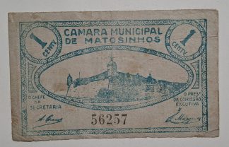 C.M. Matosinhos 1 Centavo ND MA#1342 (Comum) MBC