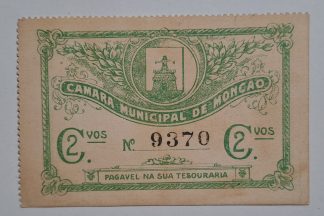 C.M. Monção 2 Centavos ND MA#1404b (Escassa) Quase Nova
