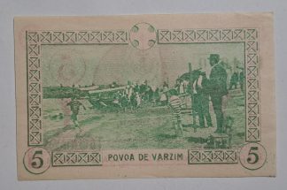 C.M. Povoa de Varzim 5 Centavos 1921 MA#1904 (Comum) Nova