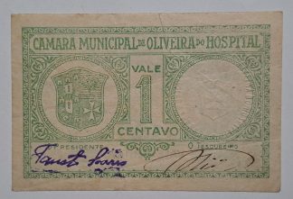C.M. Oliveira do Hospital 1 Centavo ND MA#1633 (Comum) Bela