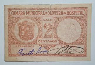 C.M. Oliveira do Hospital 2 Centavos ND MA#1634 (Comum) MBC