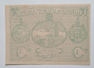 C.M. Sabugal 2 Centavos ND MA#1953 (Comum) Quase Nova
