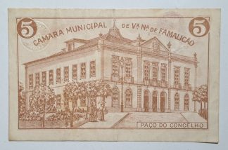 C.M. V. Nova de Famalicão 5 Centavos ND MA#2410 (Comum) Quase Nova