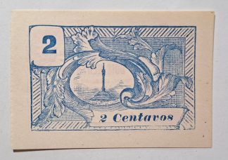 C.M. Fundão 2 Centavos 1922 MA#1023 (Escassa) Nova