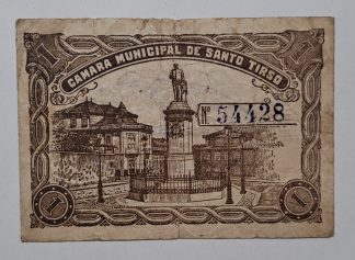 C.M. Santo Tirso 1 Centavo ND MA#2007 (Comum) Carimbo 