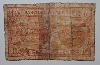 Banco de Barcelos 10 Centavos ND MA#352a (Comum) BC