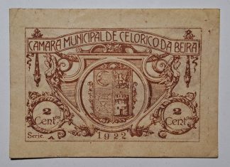 C.M. Celorico de Basto 2 Centavos 1922 MA#659 (Comum) MBC