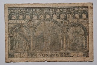 C.M. Coimbra 5 Centavos 1921 MA#739a (Comum) BC