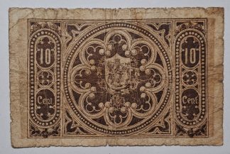 C.M. Coimbra 10 Centavos 1921 MA#740a (Comum) BC
